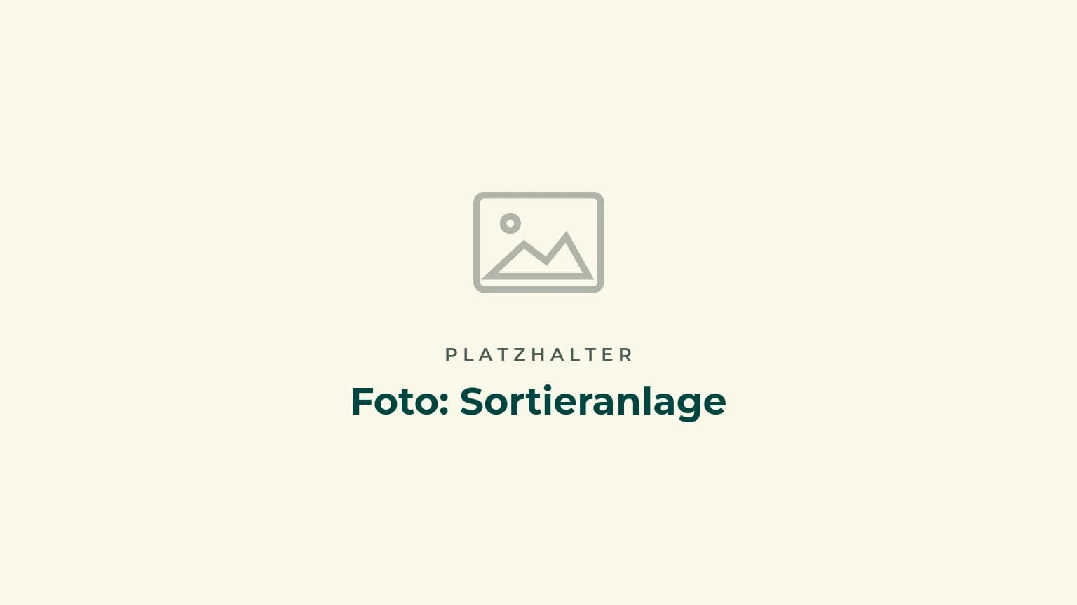 Förderband mit Wertstoffen vor der Sortieranlage der EDG